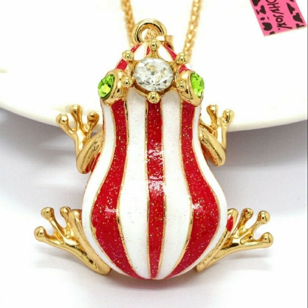 Betsey Johnson Frog Necklace